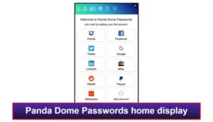 Panda Dome Passwords Ease Of Use And Setup 2 Panda Dome Passwords Security Features Best Antivirus By Ssg: Trusted Antivirus Store &Amp; Antivirus Reviews In The Europe