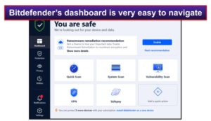 Bitdefender Ease Of Use And Setup Bitdefender Lightweight Scanning With An Excellent Vpn Is What Bitdefender Is Best At Best Antivirus By Ssg: Trusted Antivirus Store &Amp; Antivirus Reviews In The Europe