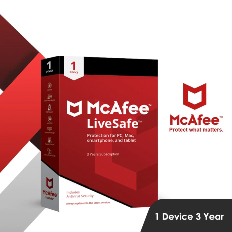 Mcafee Livesafe 2022 1 Device 3 Year Subscription By Best Antivirus